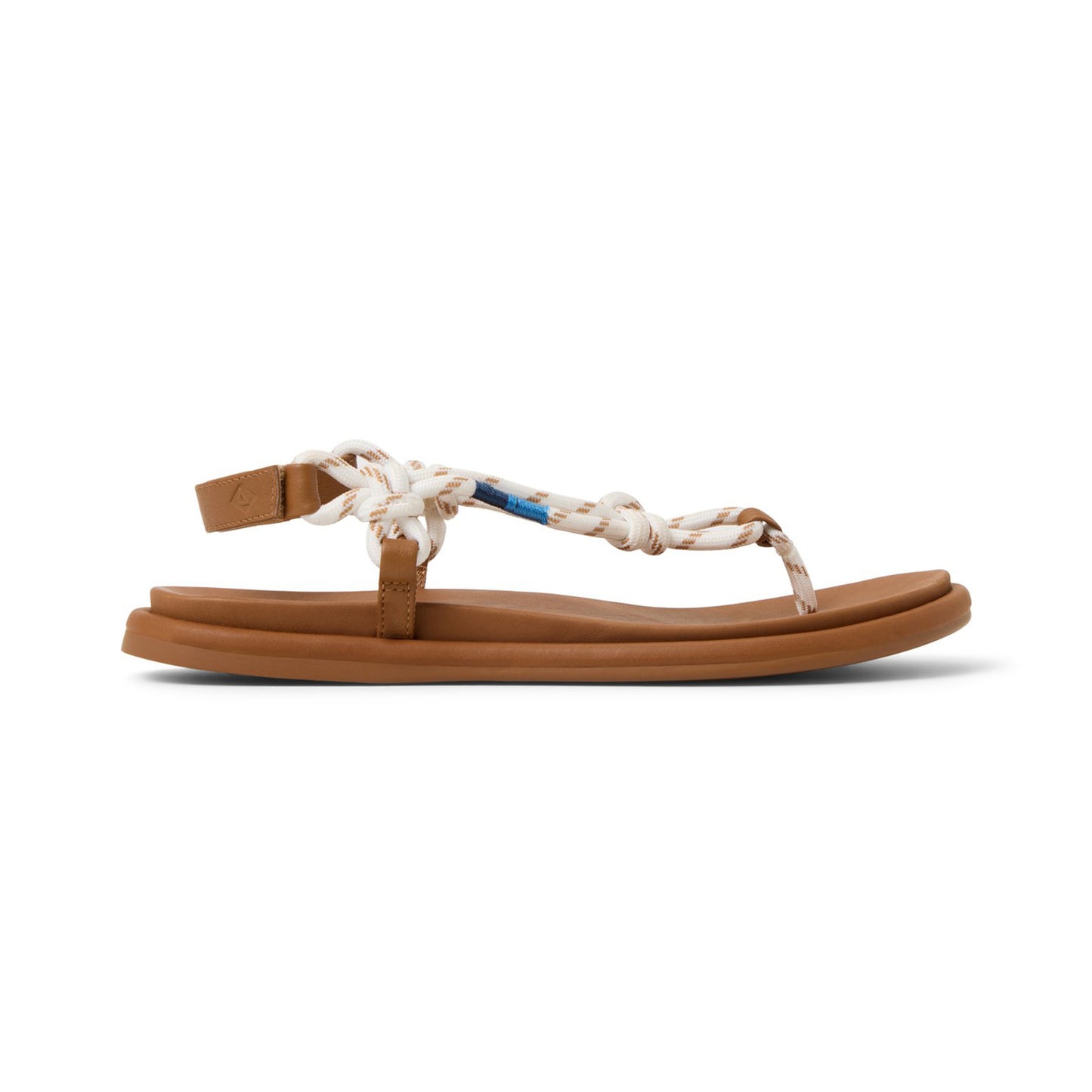รองเท้าแตะ ผู้หญิง Rope T-Bar Flat Sandal