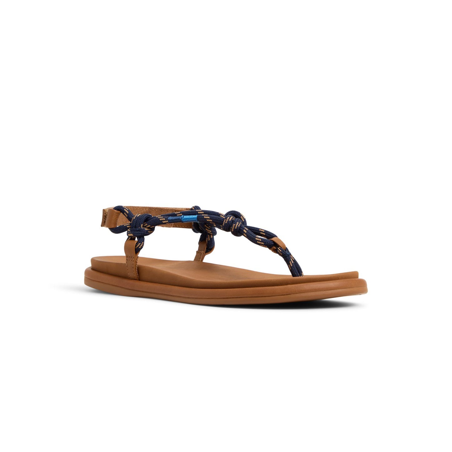รองเท้าแตะ ผู้หญิง Rope T-Bar Flat Sandal