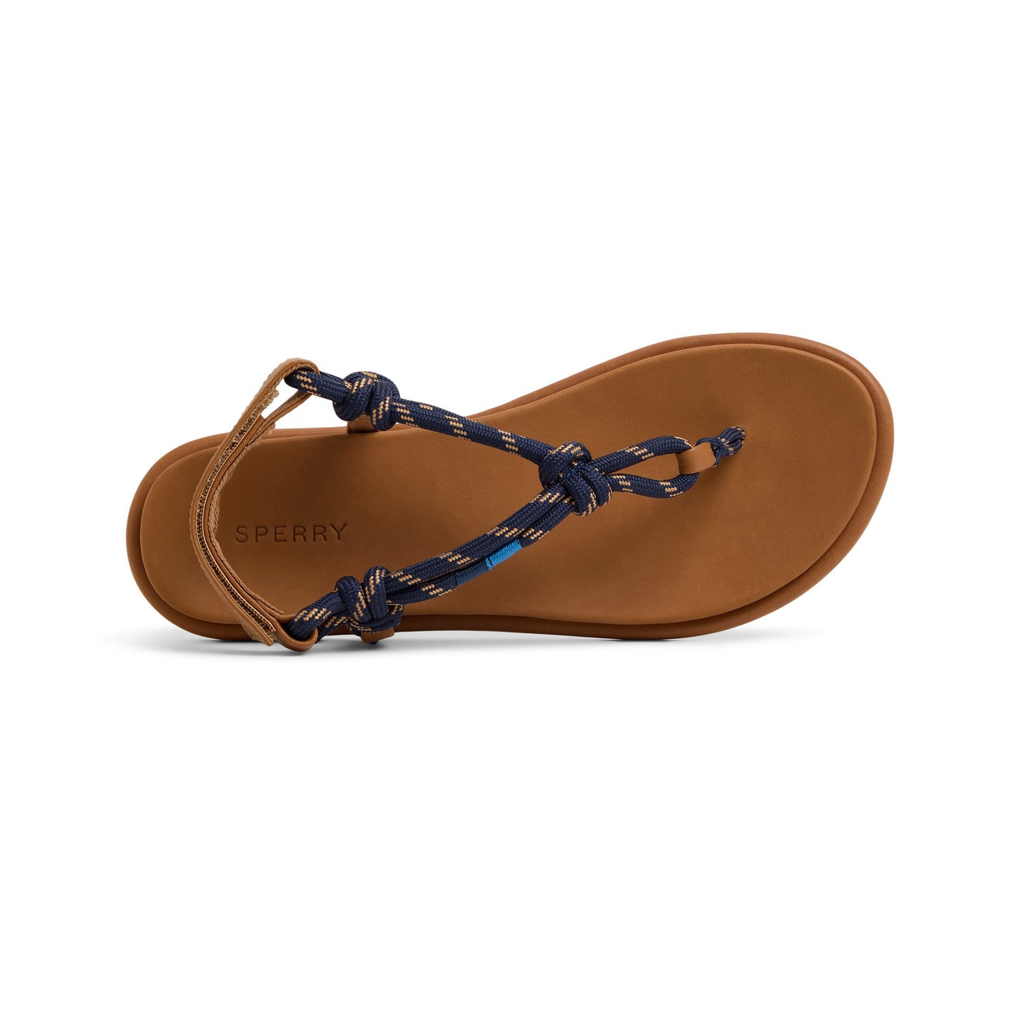 รองเท้าแตะ ผู้หญิง Rope T-Bar Flat Sandal