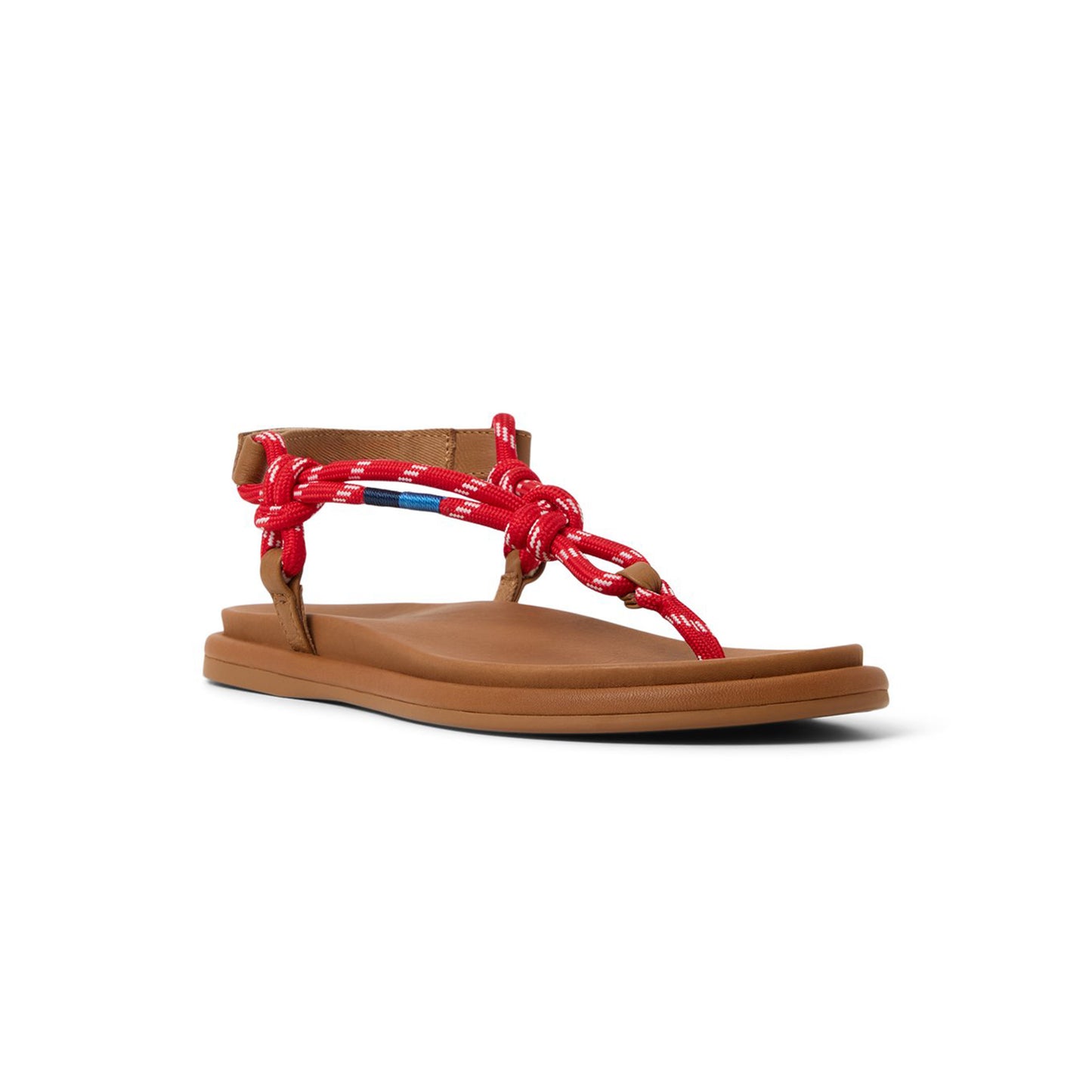 รองเท้าแตะ ผู้หญิง Rope T-Bar Flat Sandal