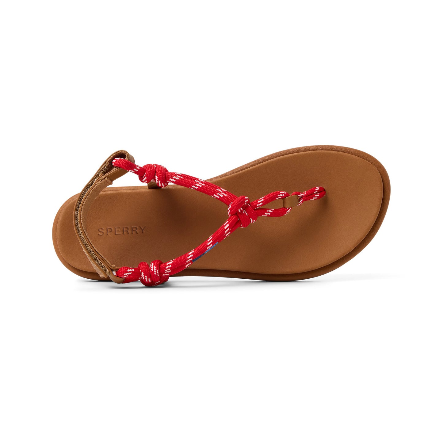 รองเท้าแตะ ผู้หญิง Rope T-Bar Flat Sandal