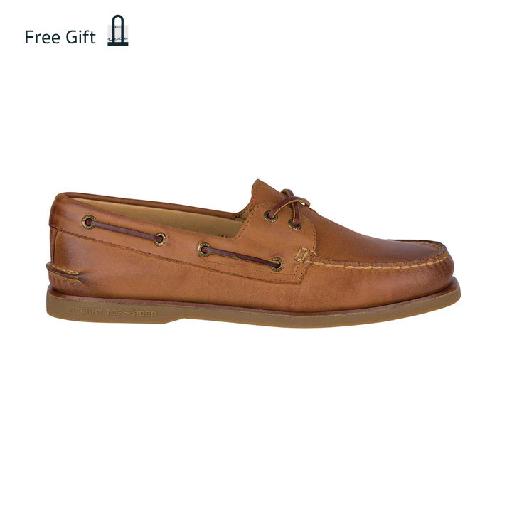 Gold Authentic Original™ 2-Eye Men's Leather Slip-on Shoes