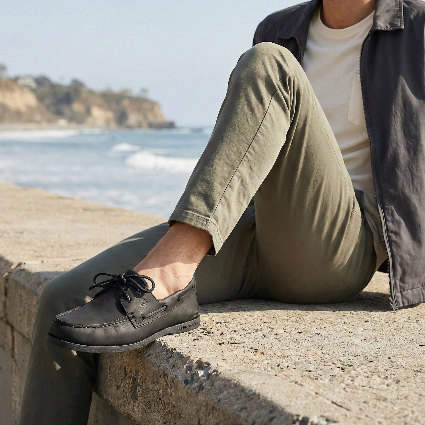 รองเท้าหนังแบบสวม ผู้ชาย Authentic Original™ 2-Eye