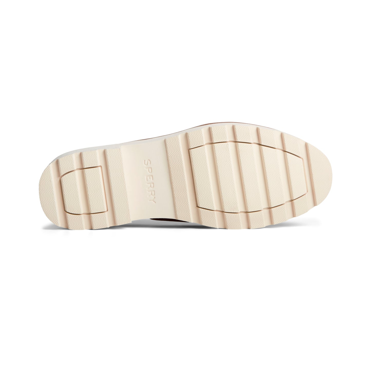 รองเท้าหนังแบบสวม ผู้หญิง Chunky Boat 2-Eye Leather