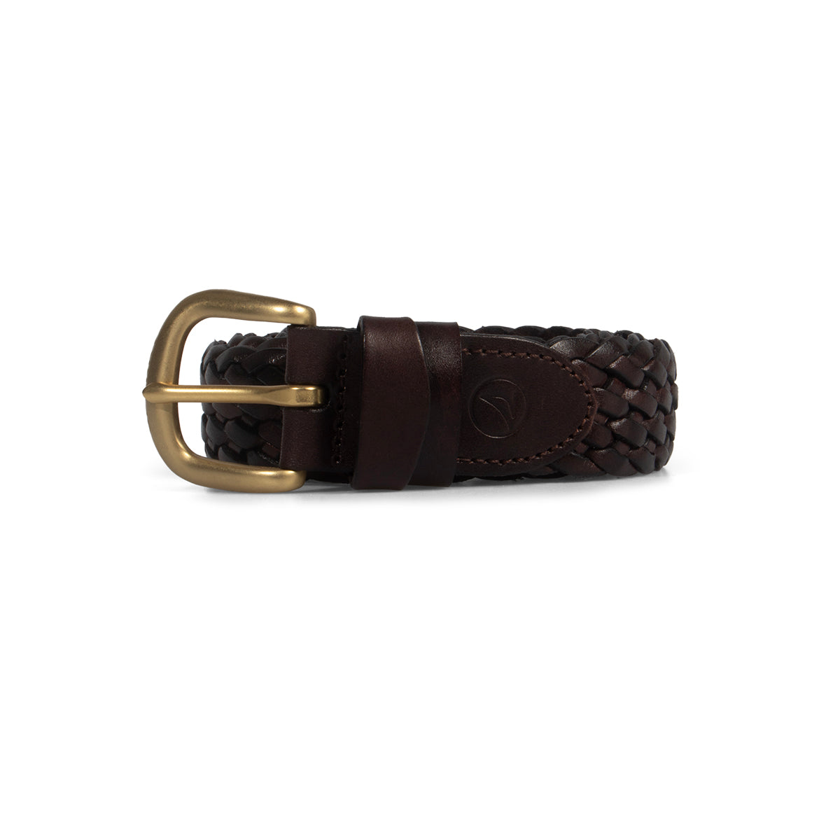 เข็มขัดหนัง ผู้ชาย Woven Leather Belt
