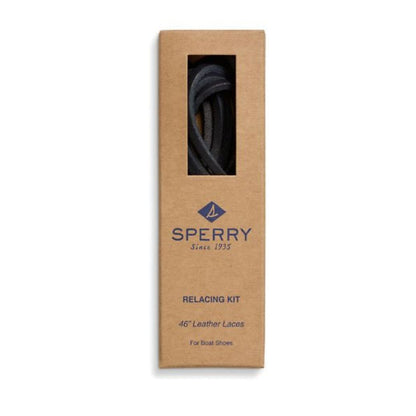 Unisex Sperry shoelaces (Sts31971) Black Leather Lac