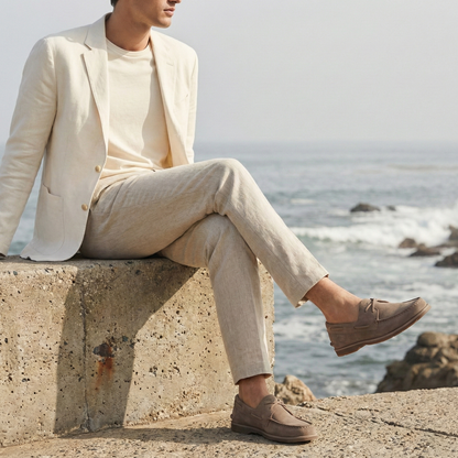 รองเท้าหนังแบบสวม ผู้ชาย Authentic Original™ 2-Eye Ripple