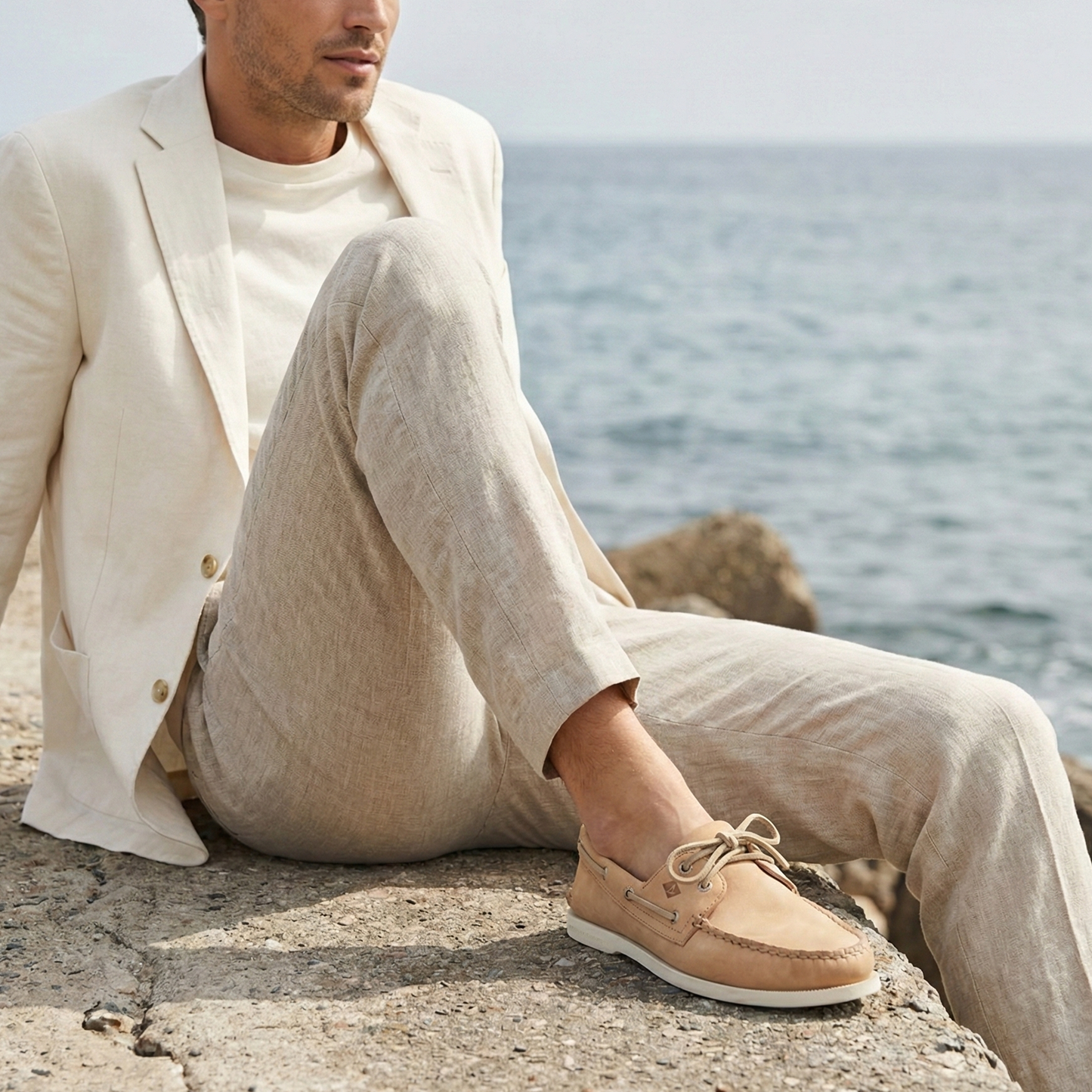 รองเท้าหนังแบบสวม ผู้ชาย Authentic Original™ 2-Eye