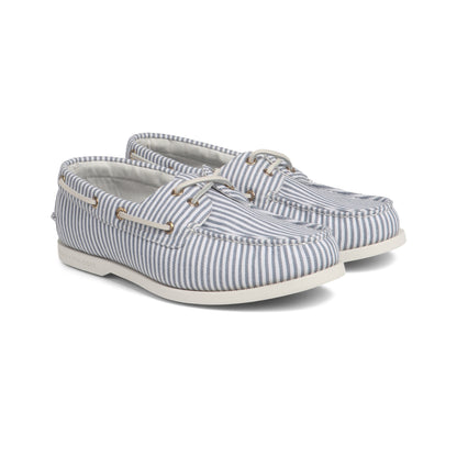 รองเท้าหนังแบบสวม ผู้หญิง Authentic Original™ 2-Eye Plushlite Canvas Stripe