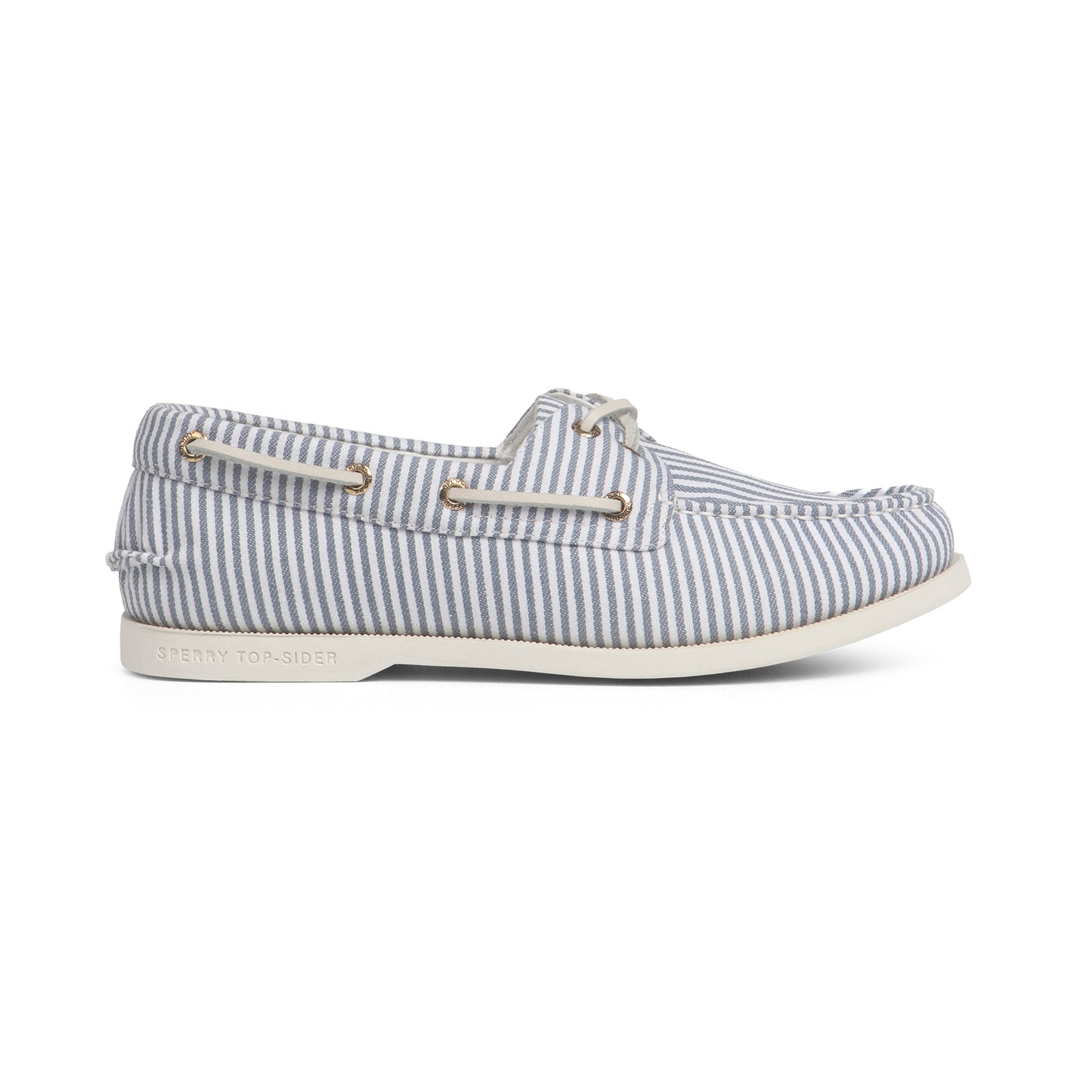 รองเท้าหนังแบบสวม ผู้หญิง Authentic Original™ 2-Eye Plushlite Canvas Stripe