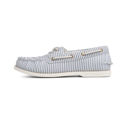 รองเท้าหนังแบบสวม ผู้หญิง Authentic Original™ 2-Eye Plushlite Canvas Stripe