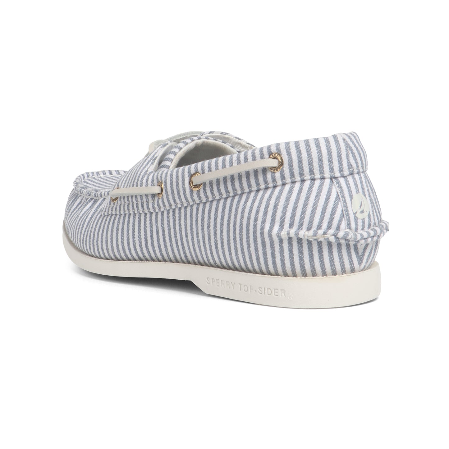 รองเท้าหนังแบบสวม ผู้หญิง Authentic Original™ 2-Eye Plushlite Canvas Stripe