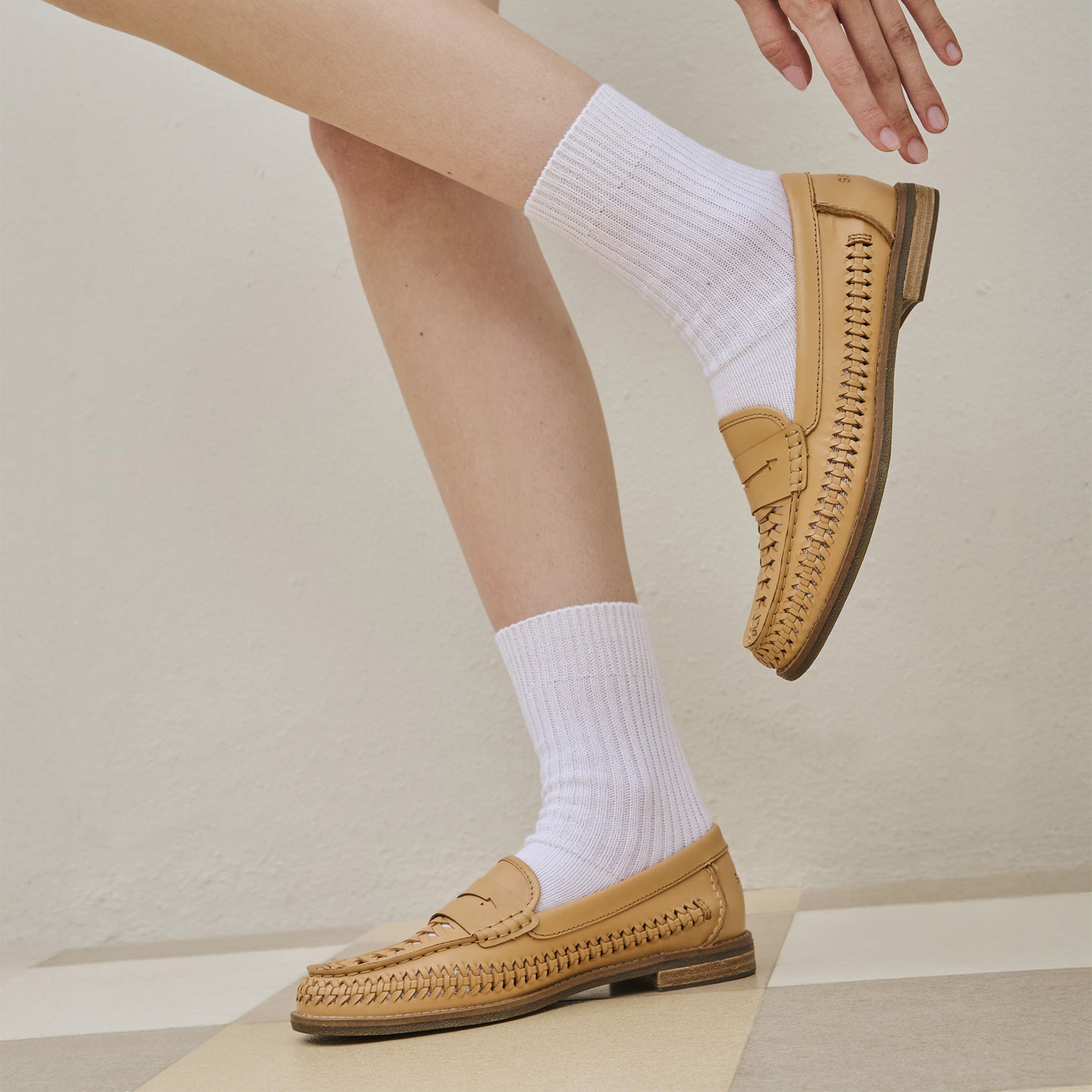 รองเท้าโลฟเฟอร์ ผู้หญิง Woven Seaport Penny