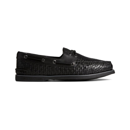 Men's Gold Authentic Original™ 2-Eye Woven Leather Slip-on Shoes