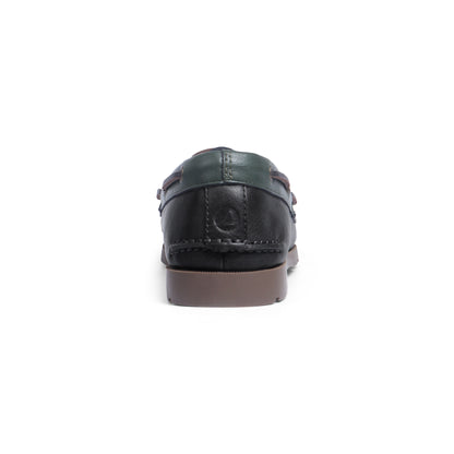 รองเท้าหนังแบบสวม ผู้ชาย Leeward 2-Eye Two-Tone