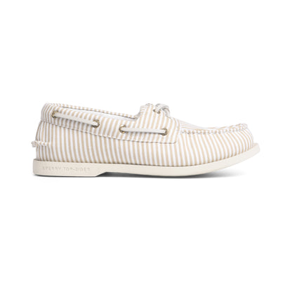 รองเท้าหนังแบบสวม ผู้หญิง Authentic Original™ 2-Eye Plushlite Canvas Stripe