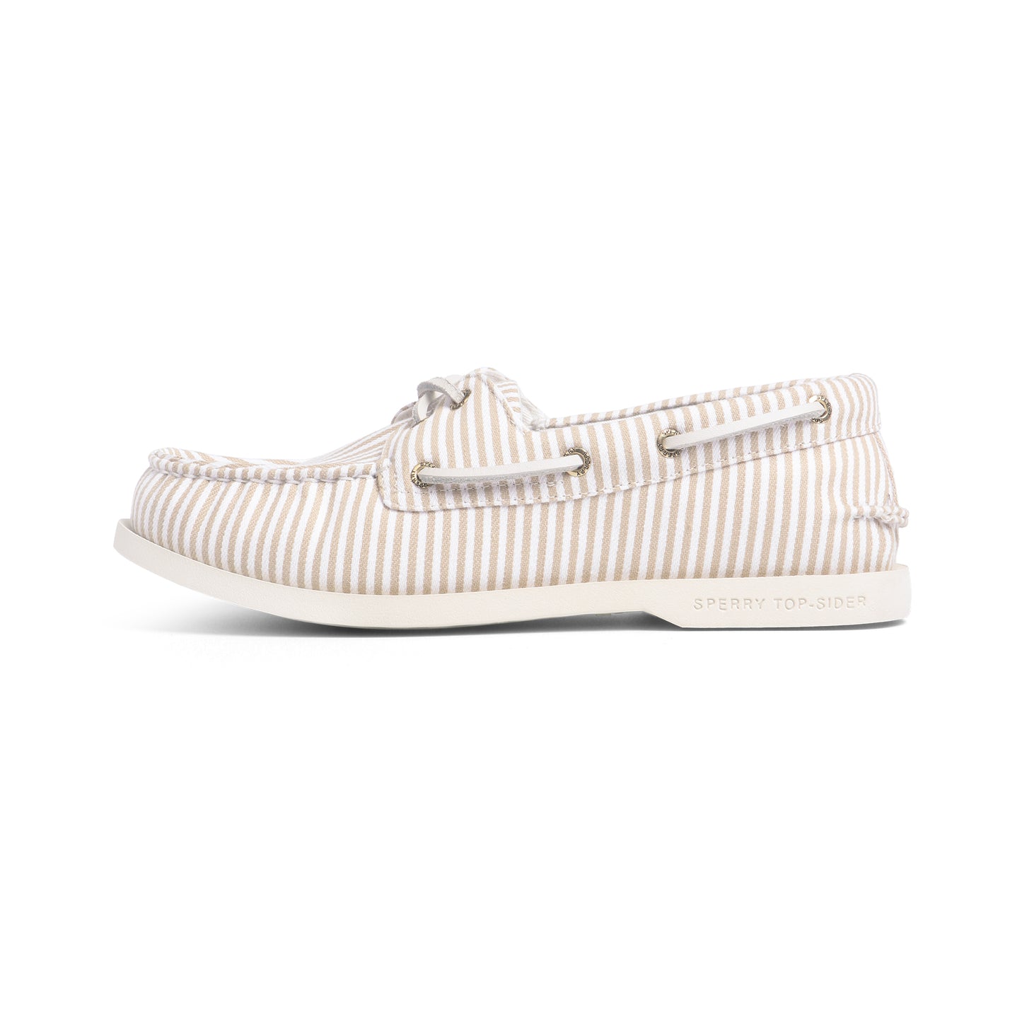 รองเท้าหนังแบบสวม ผู้หญิง Authentic Original™ 2-Eye Plushlite Canvas Stripe